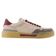 Leather sneakers Dolce & Gabbana , Beige , Dames