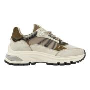 Liz Dae Ecru Sneakers Via Vai , Beige , Dames