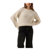 Gebreide Pullover Trui Beige Y.a.s , Beige , Dames