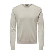 Stijlvolle Gebreide Trui Only & Sons , Gray , Heren