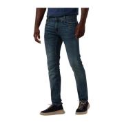 Diep Middenblauw Slim Fit Jeans PME Legend , Blue , Heren