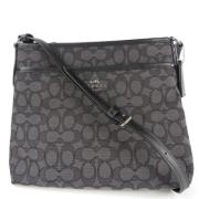 Pre-owned Canvas shoulder-bags Coach Pre-owned , Black , Dames