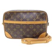 Pre-owned Canvas louis-vuitton-bags Louis Vuitton Vintage , Brown , Da...