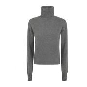 Lichtgrijze Tonal Sweater Ami Paris , Gray , Dames