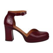 Damaho45 Pumps met Brede Hak Chie Mihara , Red , Dames