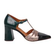 Uitgesneden Detail Puntige Neus Pumps Chie Mihara , Green , Dames