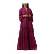 Paarse Maxi Jurk Devotion , Purple , Dames