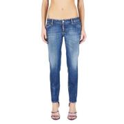 Jennifer Skinny Jeans Dsquared2 , Blue , Dames