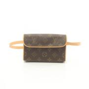 Pre-owned Fabric louis-vuitton-bags Louis Vuitton Vintage , Brown , Da...