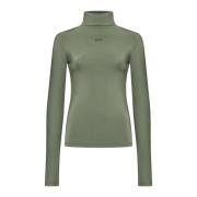 Witte Top Off White , Green , Dames