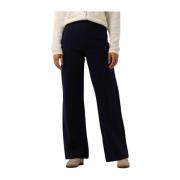 Wide Leg Pant Marcia Stijlvol Donkerblauw Minus , Blue , Dames