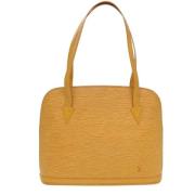 Pre-owned Leather louis-vuitton-bags Louis Vuitton Vintage , Yellow , ...