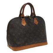 Pre-owned Canvas handbags Louis Vuitton Vintage , Brown , Dames