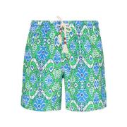 Zee Shorts Kostuum Elastische Taille Lichtblauw Groen MC2 Saint Barth ...