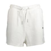 Witte Dames Shorts met Elastische Taille Fila , White , Dames