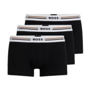 Mannen Trunk Ondergoed 3-Pack Hugo Boss , Black , Heren