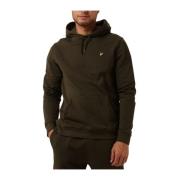 Heren Pullover Hoodie Sweater Lyle & Scott , Green , Heren