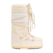 Sneeuwlaarzen icoon nylon Moon Boot , Beige , Dames