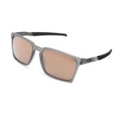 Zwarte zonnebril Rookgrijs vierkant frame Oakley , Black , Unisex