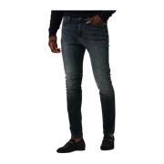 Slim Fit Donkerblauwe Jeans Tommy Jeans , Blue , Heren