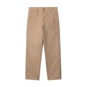 Dusty H Brown Straight Trousers Carhartt Wip , Brown , Heren