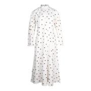 Cotton dresses Ganni , White , Dames