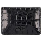 Leather wallets Ganni , Black , Dames