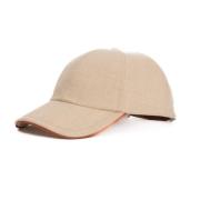 Beige Piping Hat Eleventy , Beige , Dames