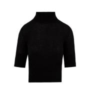 Zwarte Sweater Collectie Akep , Black , Dames