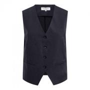 Antraciet Reis Gilet &Co Woman , Gray , Dames