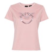 Quentin T-Shirt Pinko , Pink , Dames