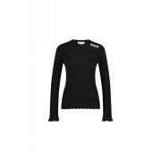 Stijlvolle Pullover Sweater Fabienne Chapot , Black , Dames