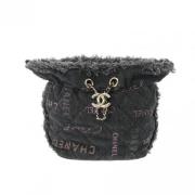 Pre-owned Denim chanel-bags Chanel Vintage , Black , Dames