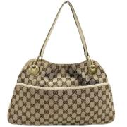 Pre-owned Canvas gucci-bags Gucci Vintage , Brown , Dames