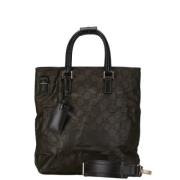 Pre-owned Nylon gucci-bags Gucci Vintage , Brown , Dames