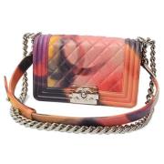 Pre-owned Leather crossbody-bags Chanel Vintage , Multicolor , Dames