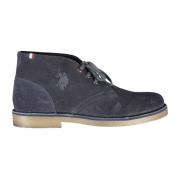 Blauwe Veterschoenen Herenlaarzen U.s. Polo Assn. , Blue , Heren