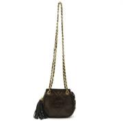 Pre-owned Leather chanel-bags Chanel Vintage , Black , Dames