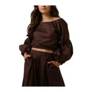 Bruine Zomerblouse Lowanna Devotion , Brown , Dames