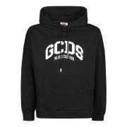 Logo Sweatshirt Lounge Style Gcds , Black , Heren