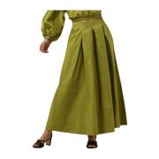 Elegante Lime A-lijn Rok Devotion , Green , Dames