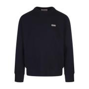 Blauwe Crew Neck Sweater Autry , Blue , Heren