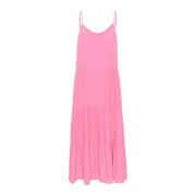 Maxi Strap Jurk Pink Cosmos Saint Tropez , Pink , Dames