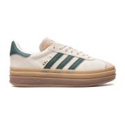 Gazelle Bold Cream Green Beige Sneakers Adidas , Beige , Dames