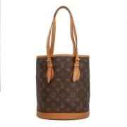 Pre-owned Canvas louis-vuitton-bags Louis Vuitton Vintage , Brown , Da...