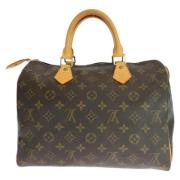 Pre-owned Canvas handbags Louis Vuitton Vintage , Brown , Dames