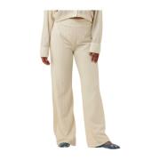 Nova Gestreepte Broek Refined Department , Beige , Dames