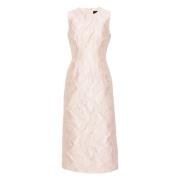 Mouwloze Bloemenjurk Simone Rocha , Pink , Dames