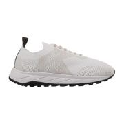 Witte hardloopschoenen met vetersluiting Kiton , White , Heren