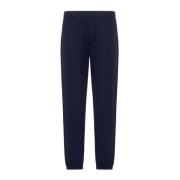 Blauwe Tapered Leg Broek Emporio Armani , Blue , Heren